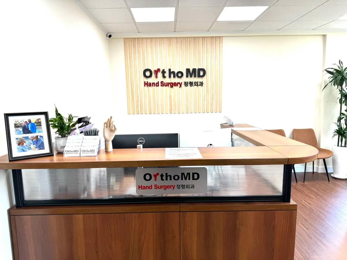 Front desk and check-in area
